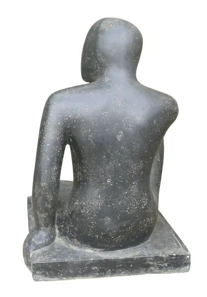 Product image 5 of the product “Sculpture of seated thinking Person, 80 cm ”